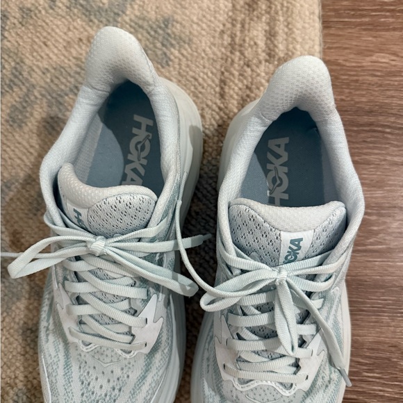 Hoka Clifton 10 Blue Athletic Sneakers - Picture 7 of 9